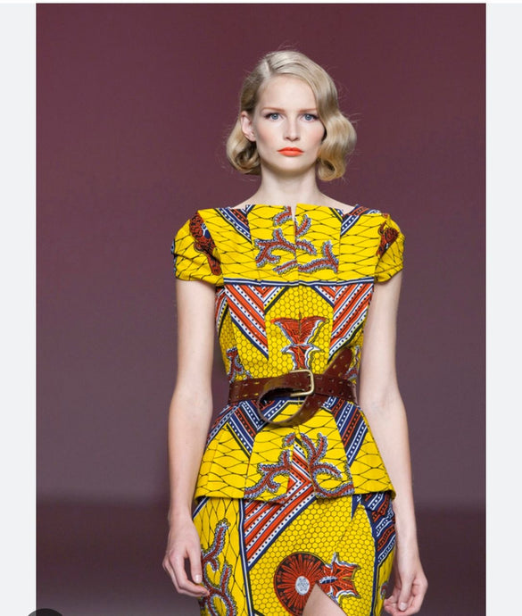 Is it ok for a white woman to wear African print dresses?