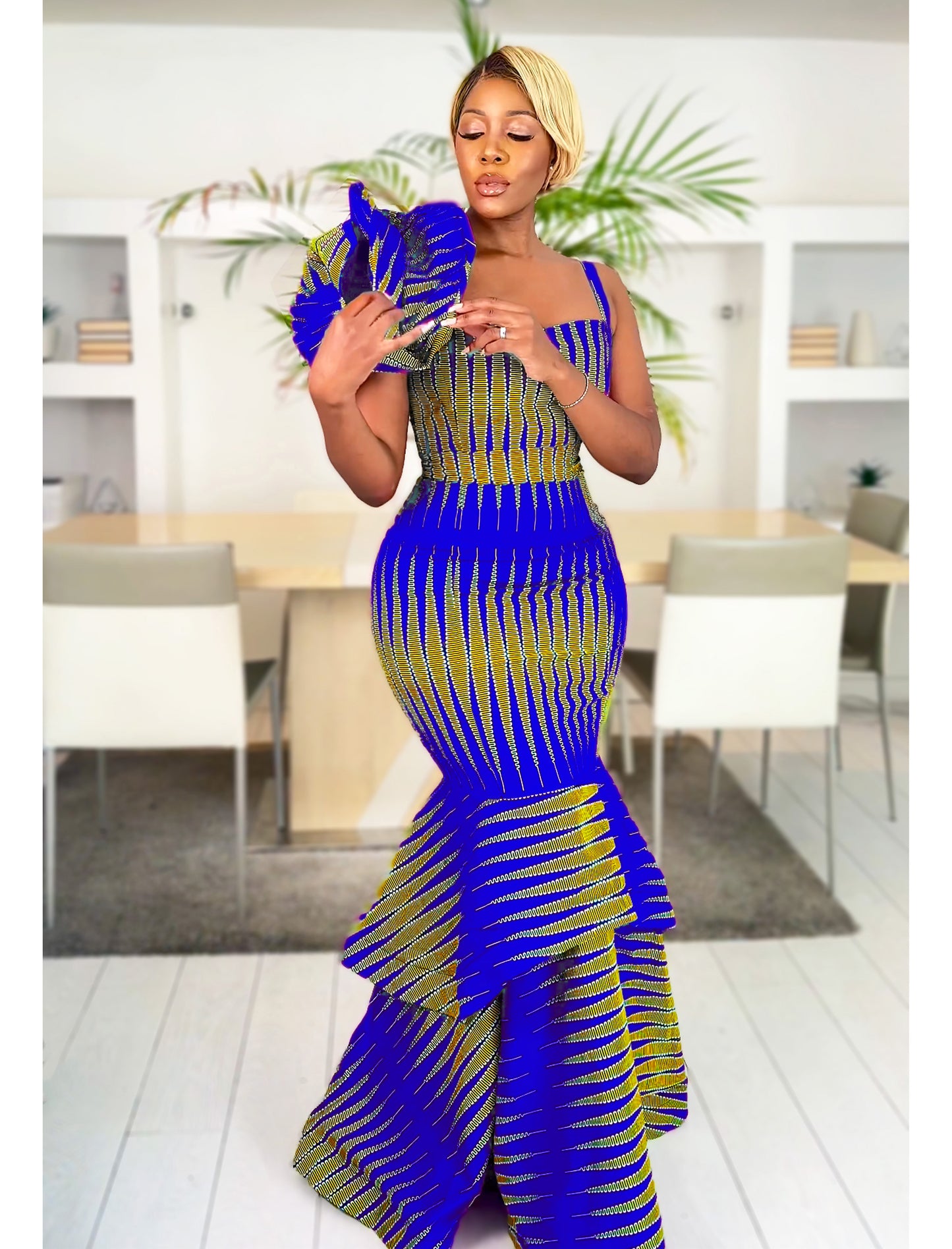 African Print Dress Nandiwe