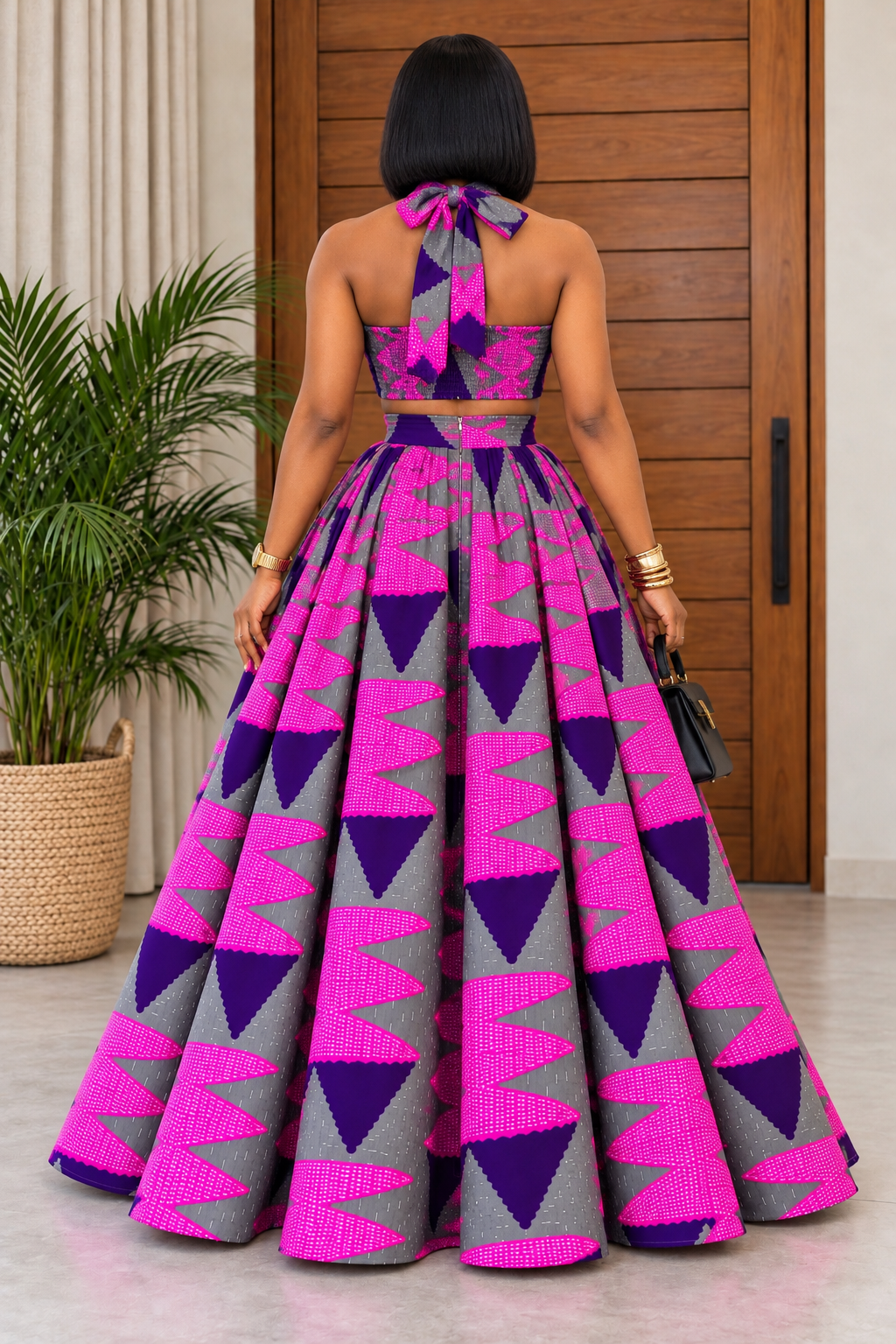 Beautiful African Print 2-Piece Set Jeza