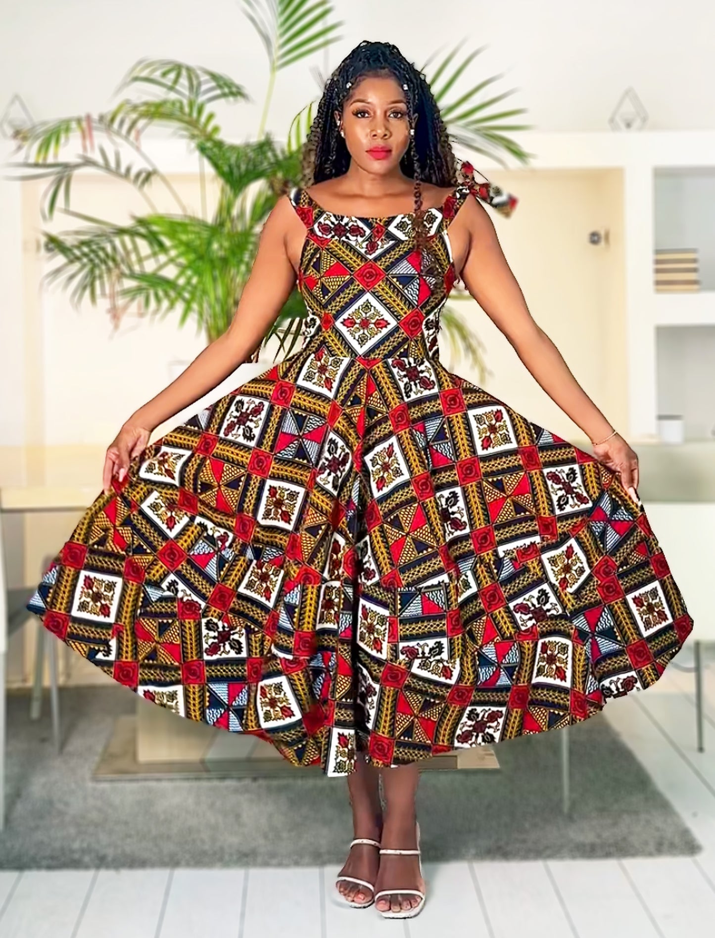 African Print Dress Eshe