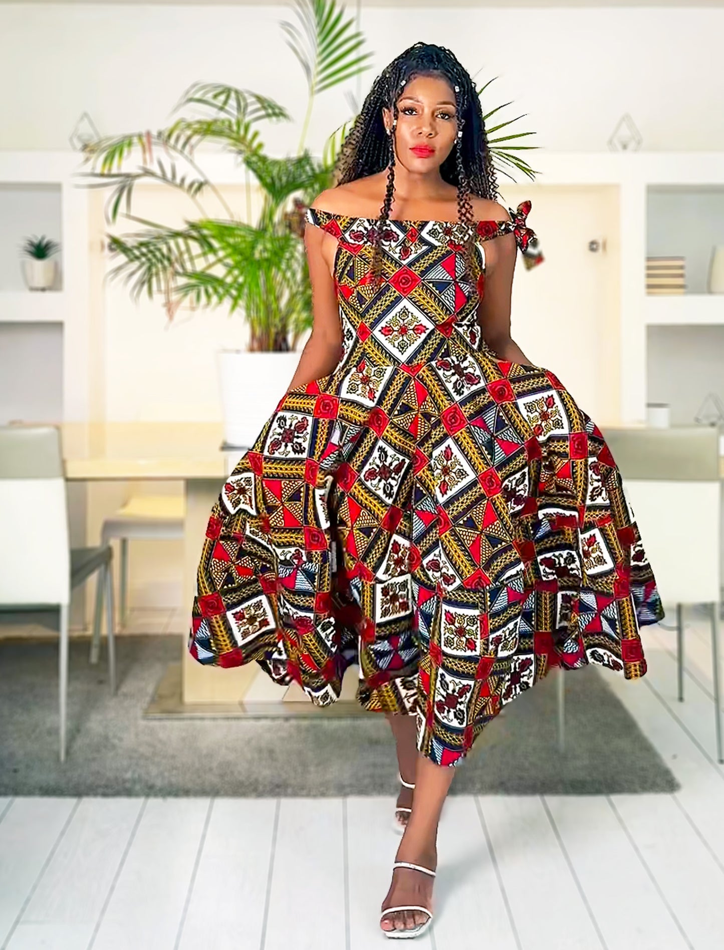 African Print Dress Eshe