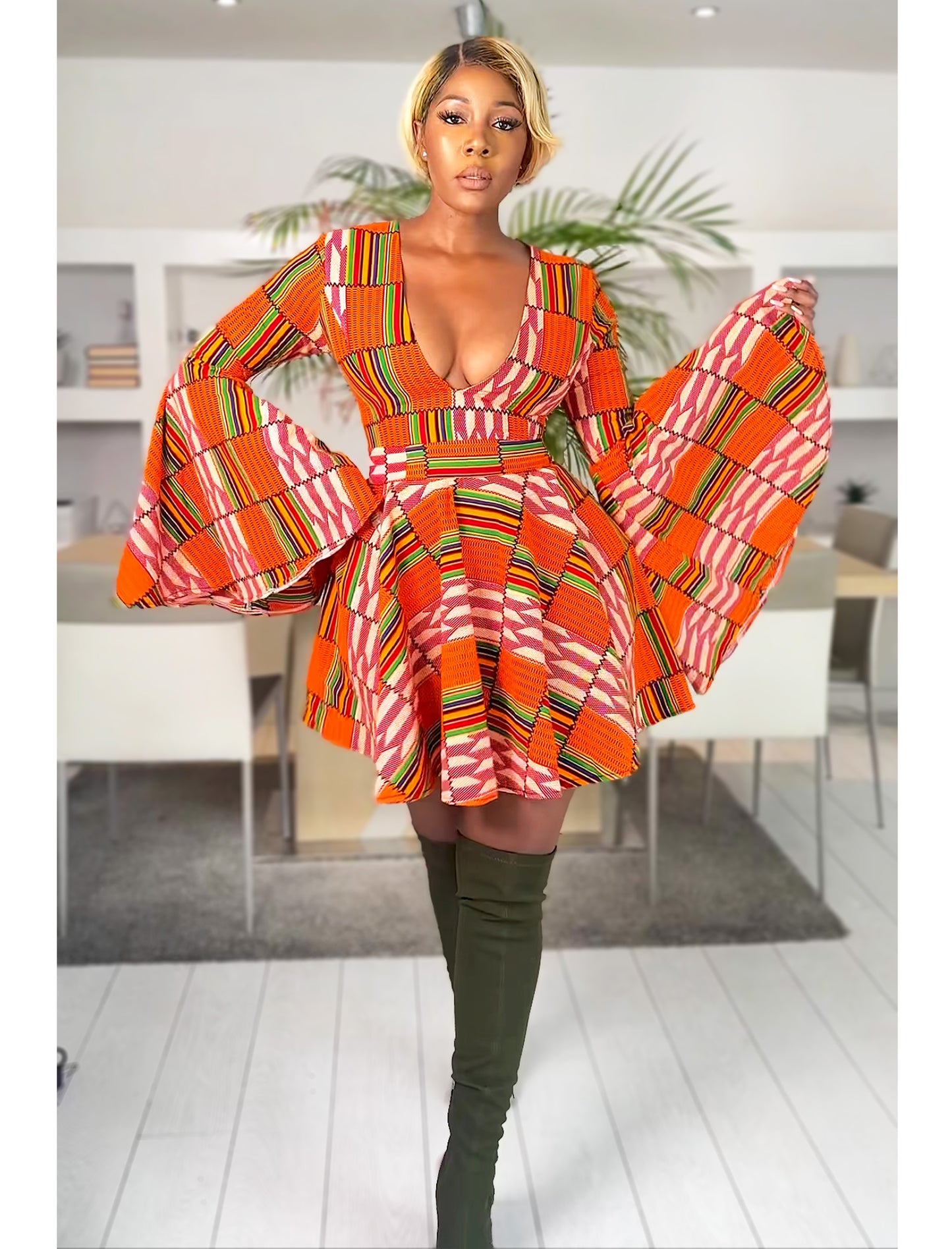 African Print Dress Zondile
