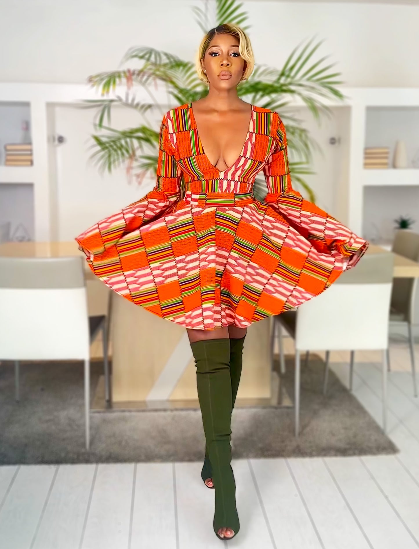 African Print Dress Zondile
