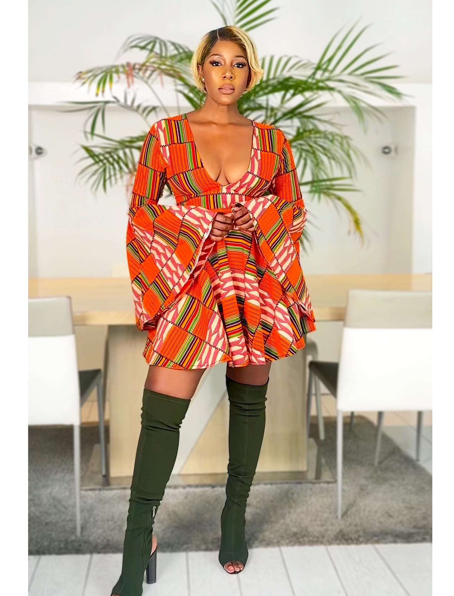 African Print Dress Zondile