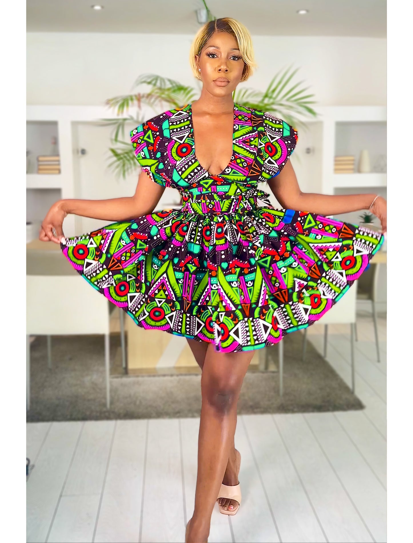 African Print Dress Zina
