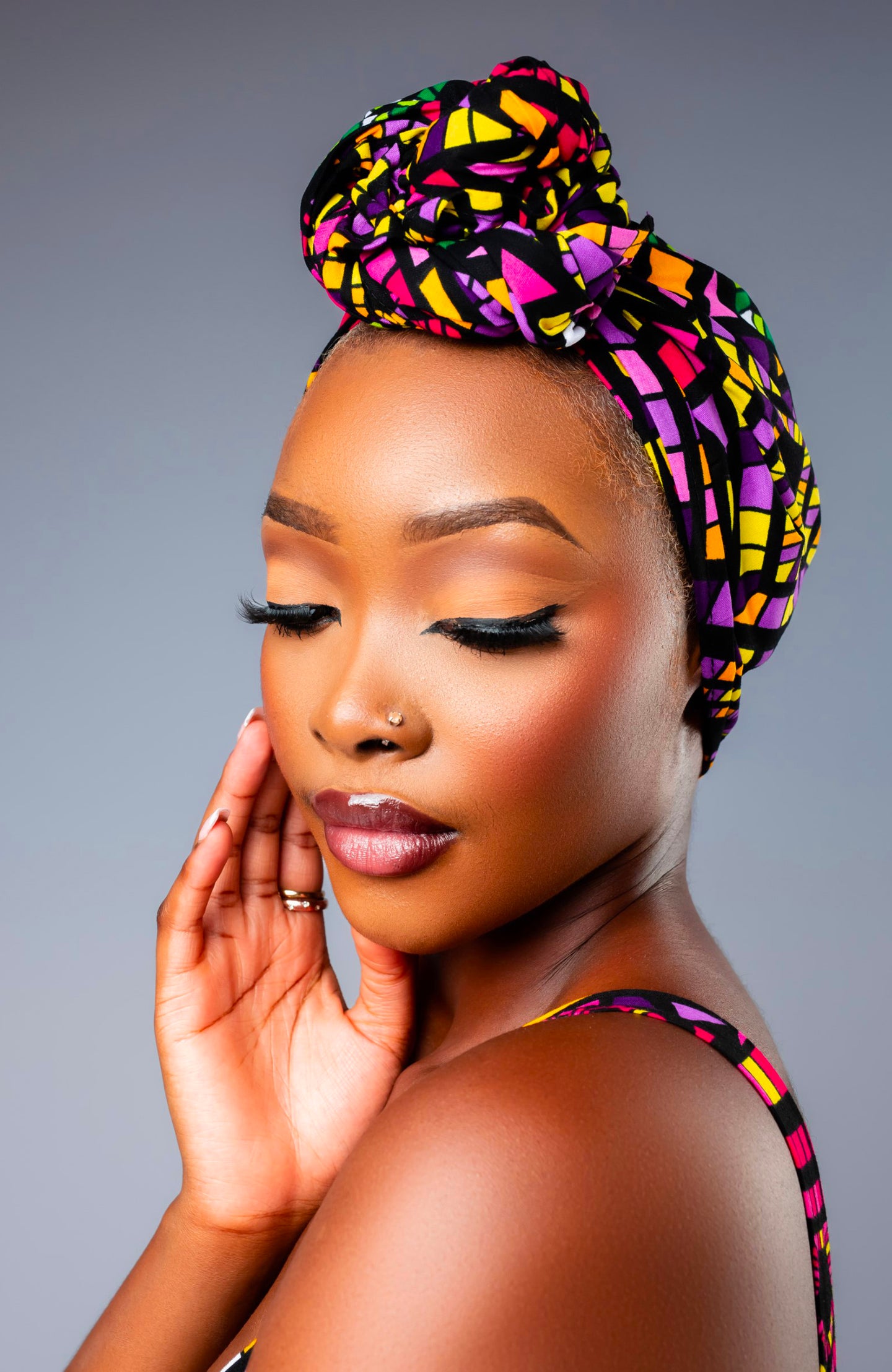 African Print Aamina Headwrap