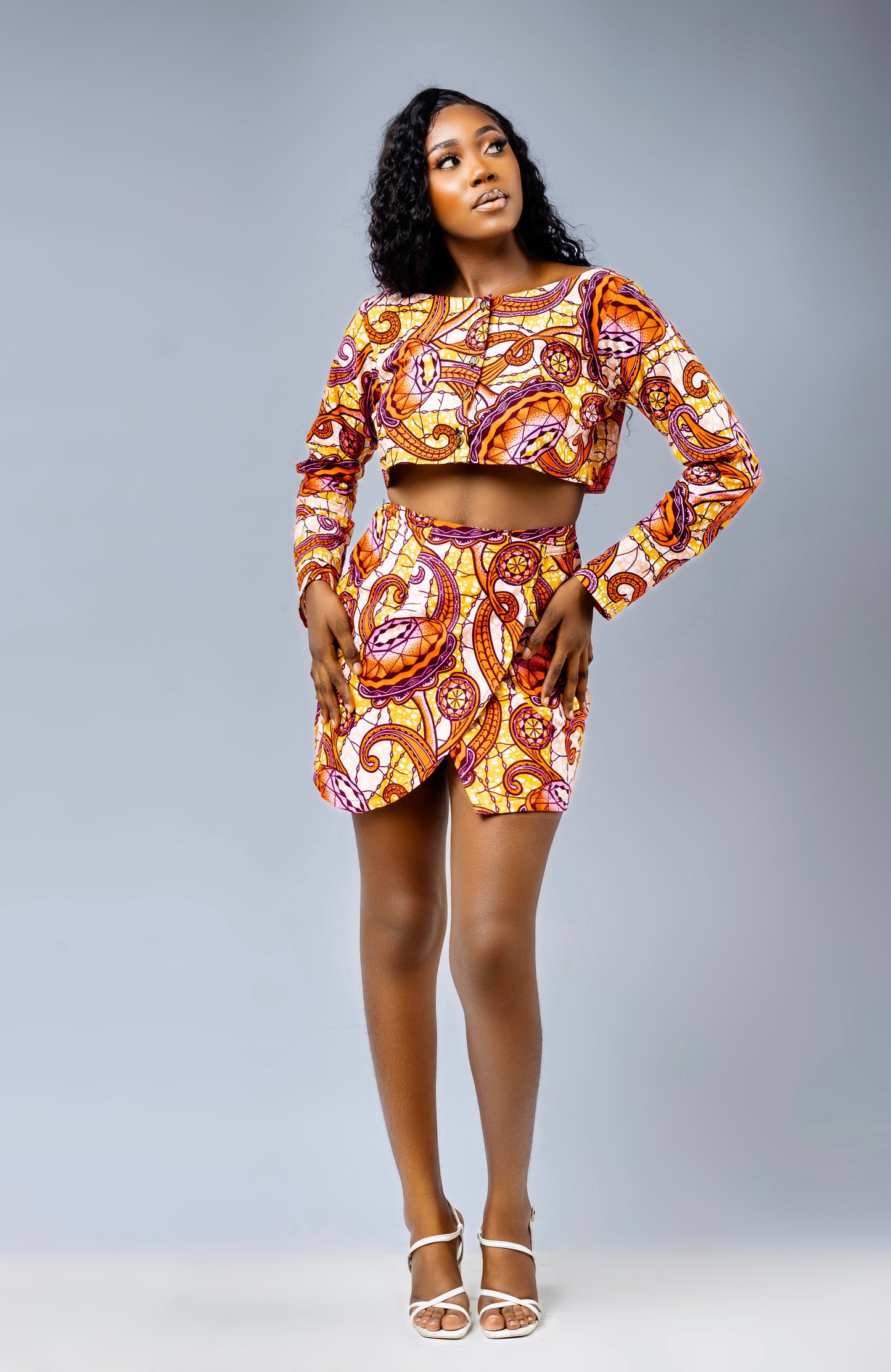 Sexy African print dress