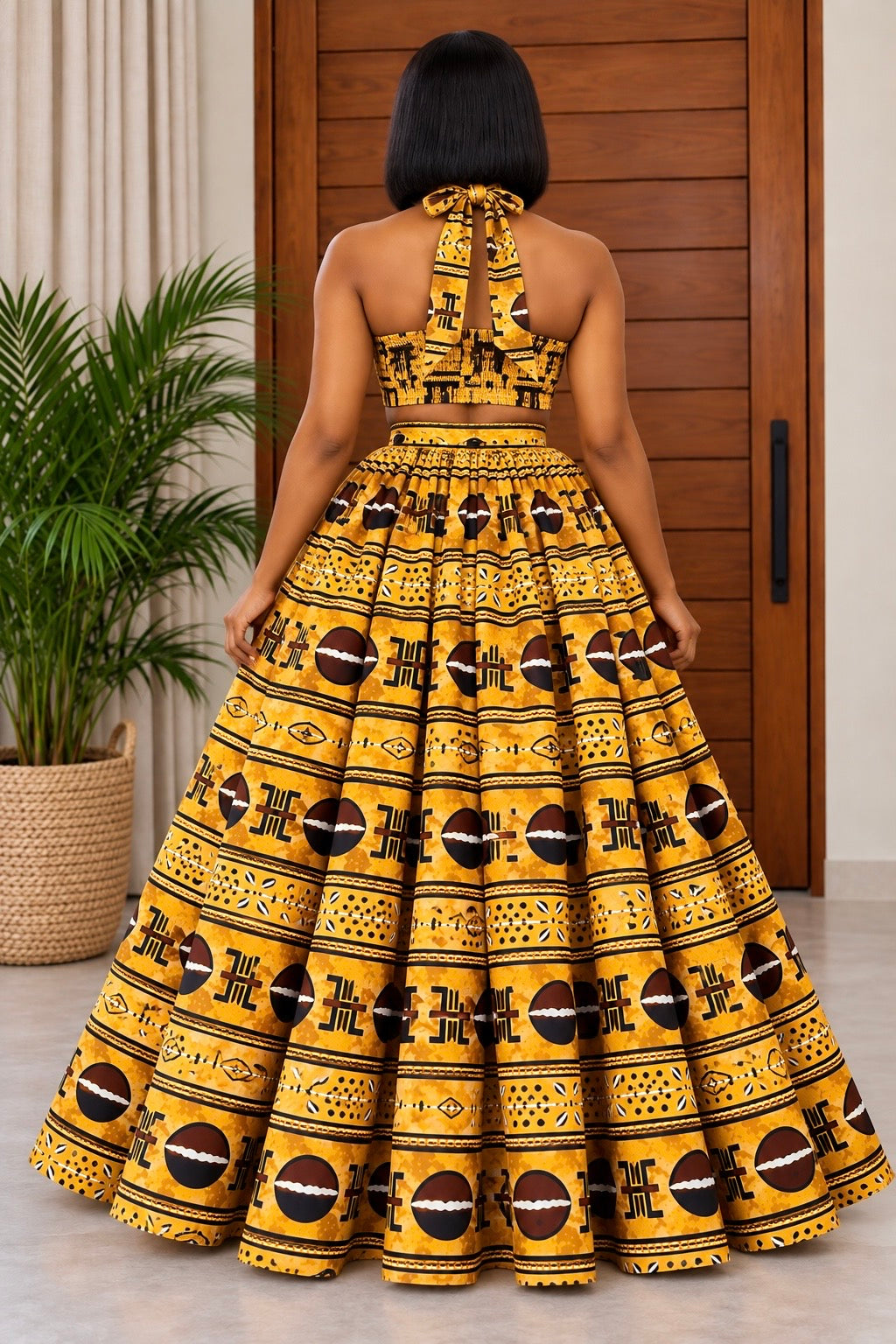 Beautiful African Print 2-Piece Set Samira