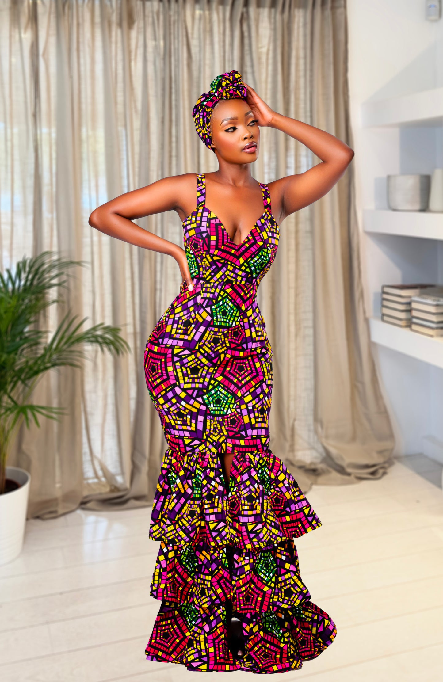 African print dresses