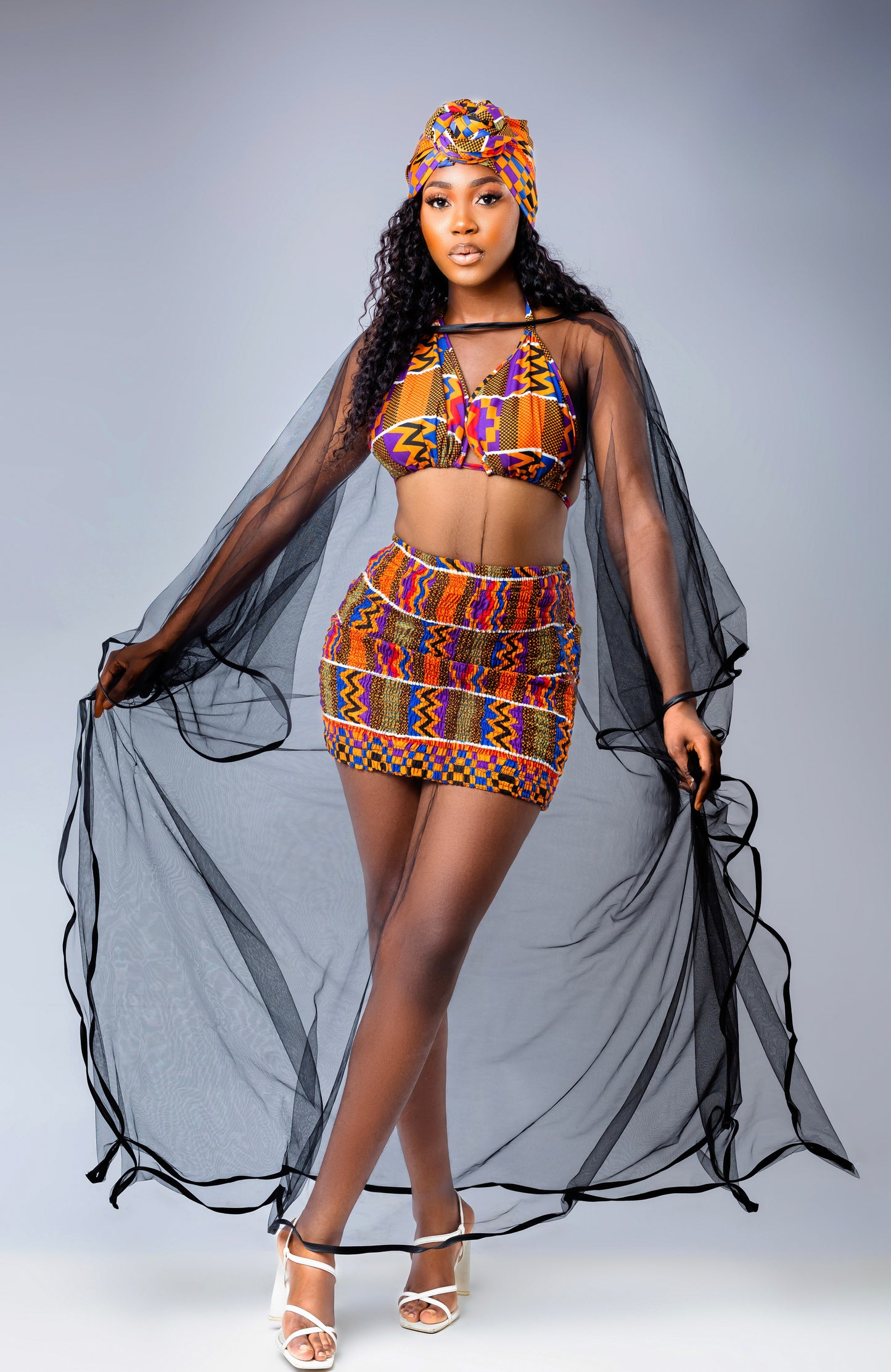 Stylish African print dress