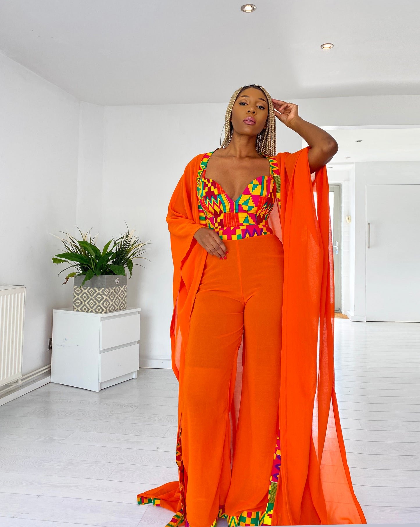 Stylish African print dress