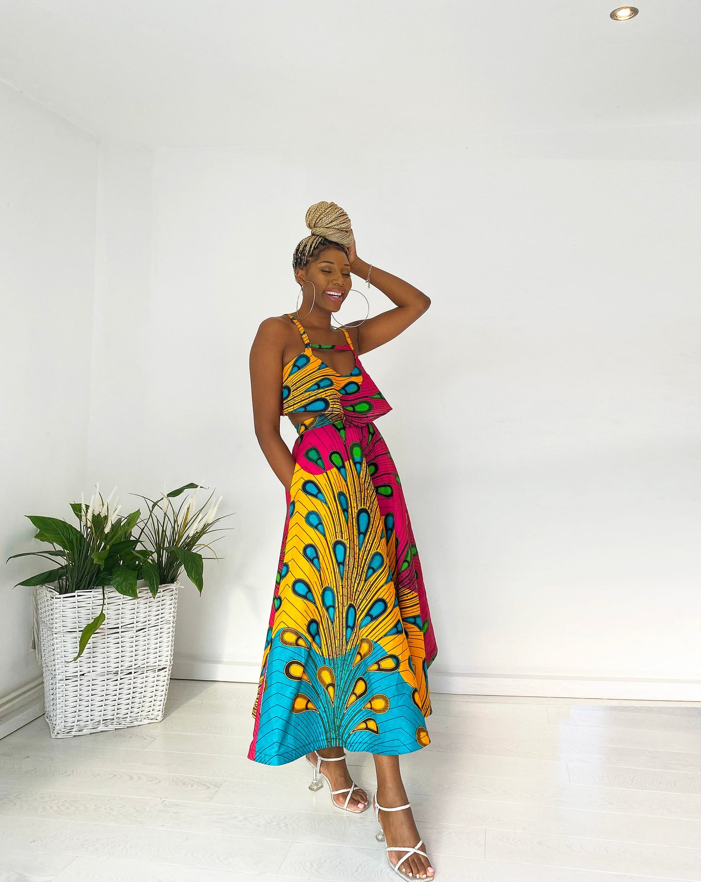Stylish African print dress