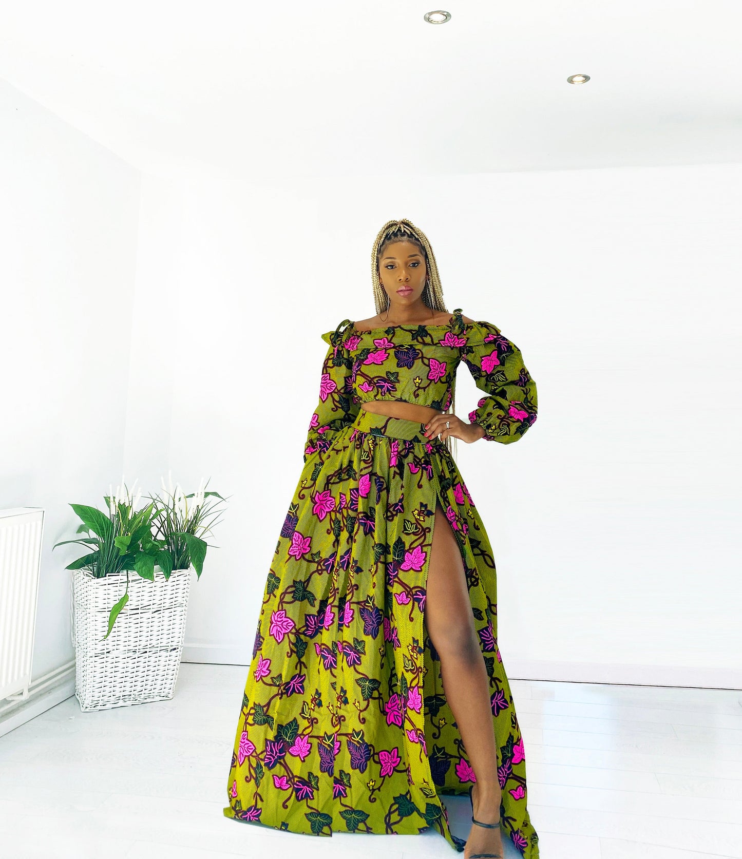 African Print 2-Piece Set Mahila