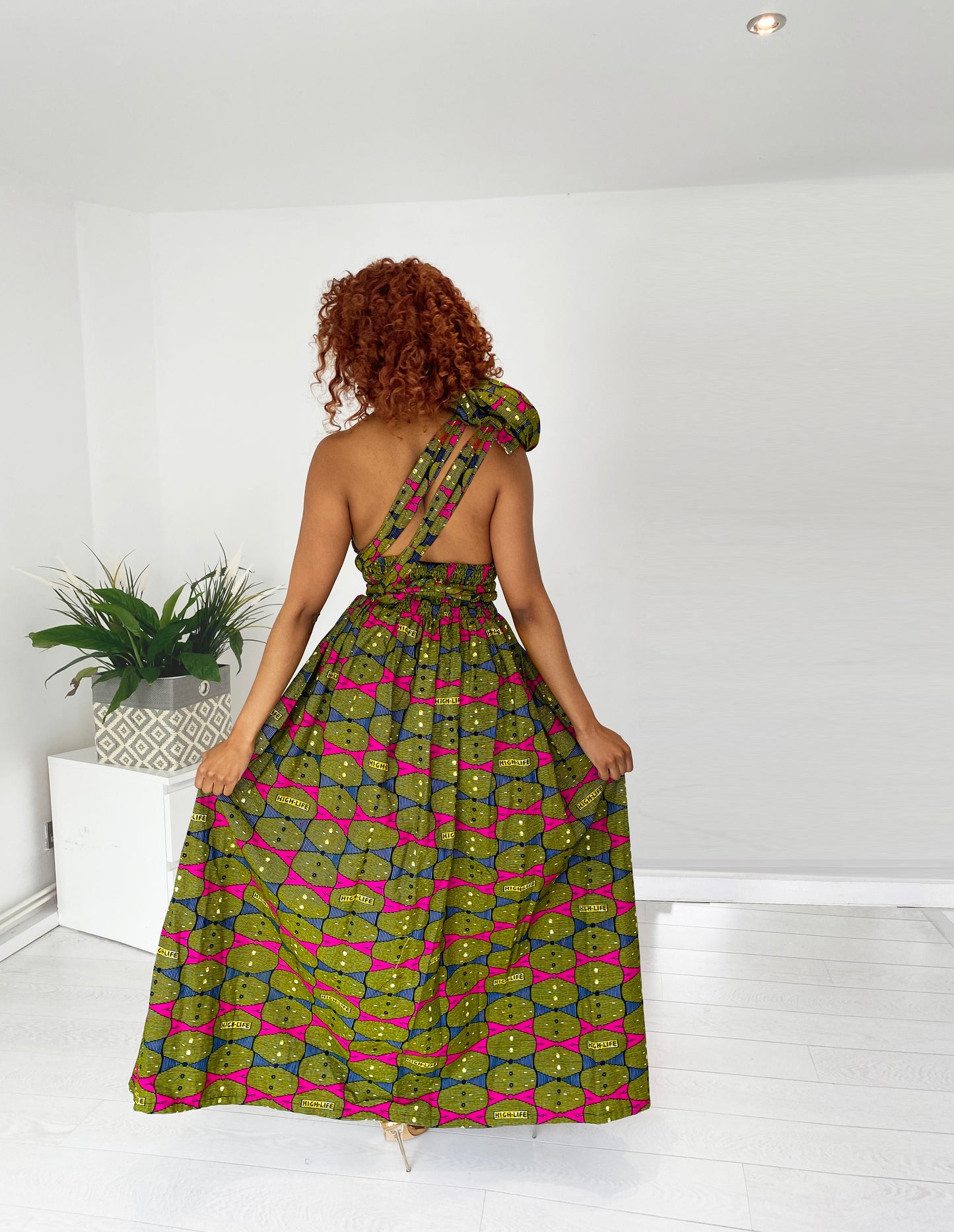 African Print Infinity Dress Caro