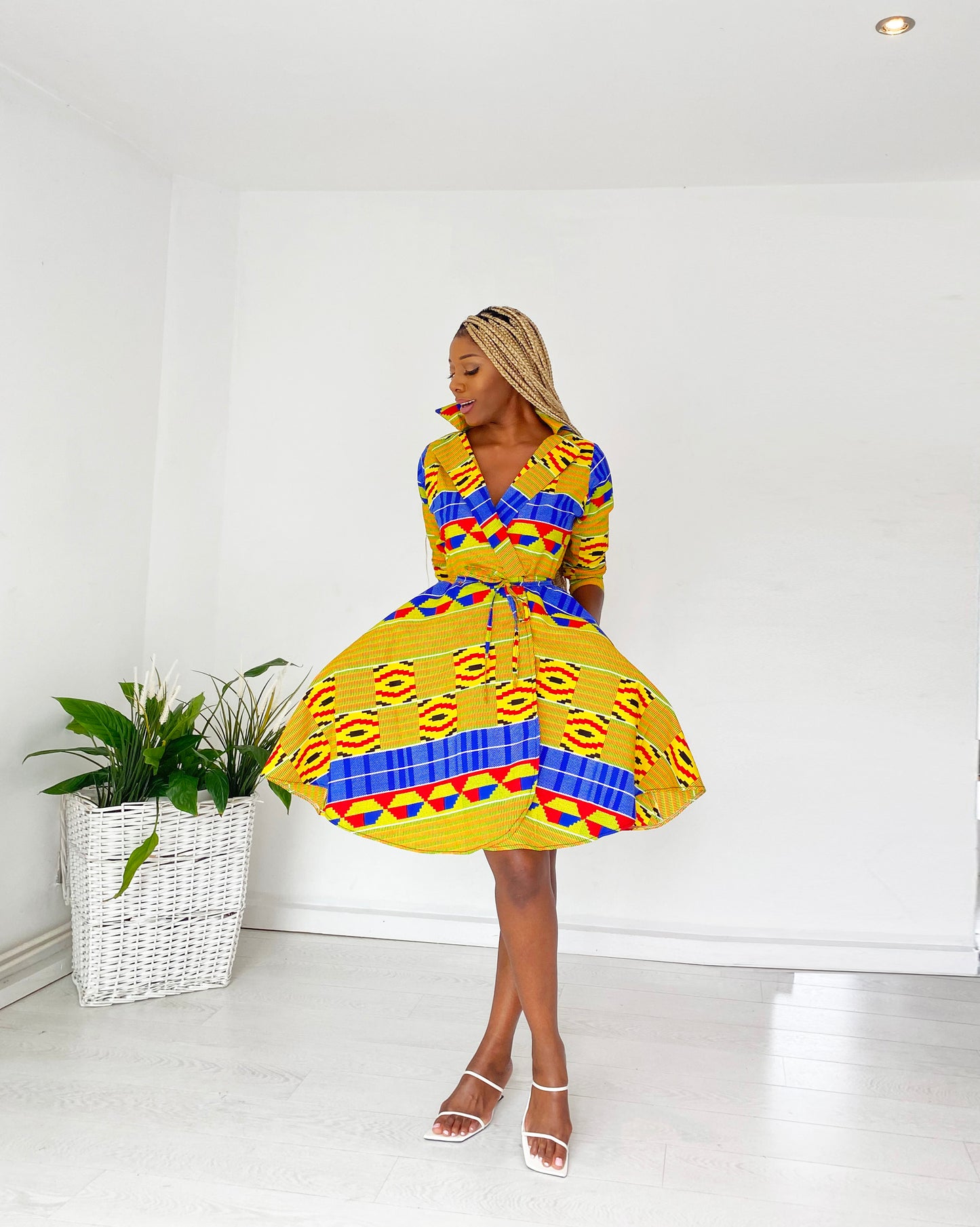 African print dresses