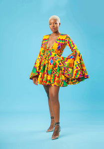 African Print Dress Sasha 