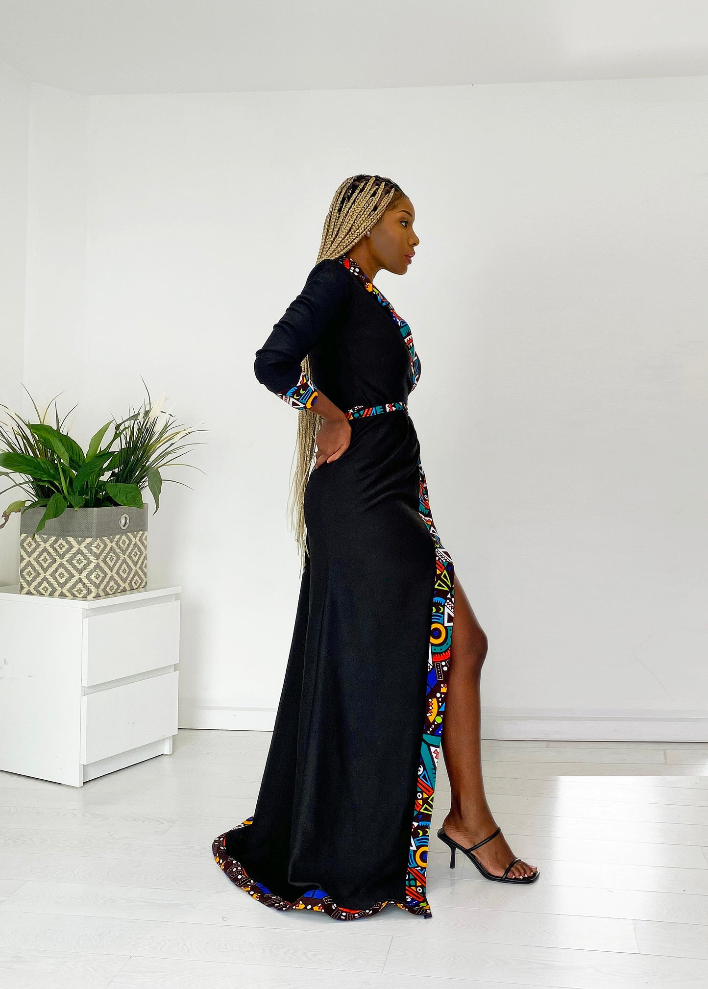 Sexy African print dress