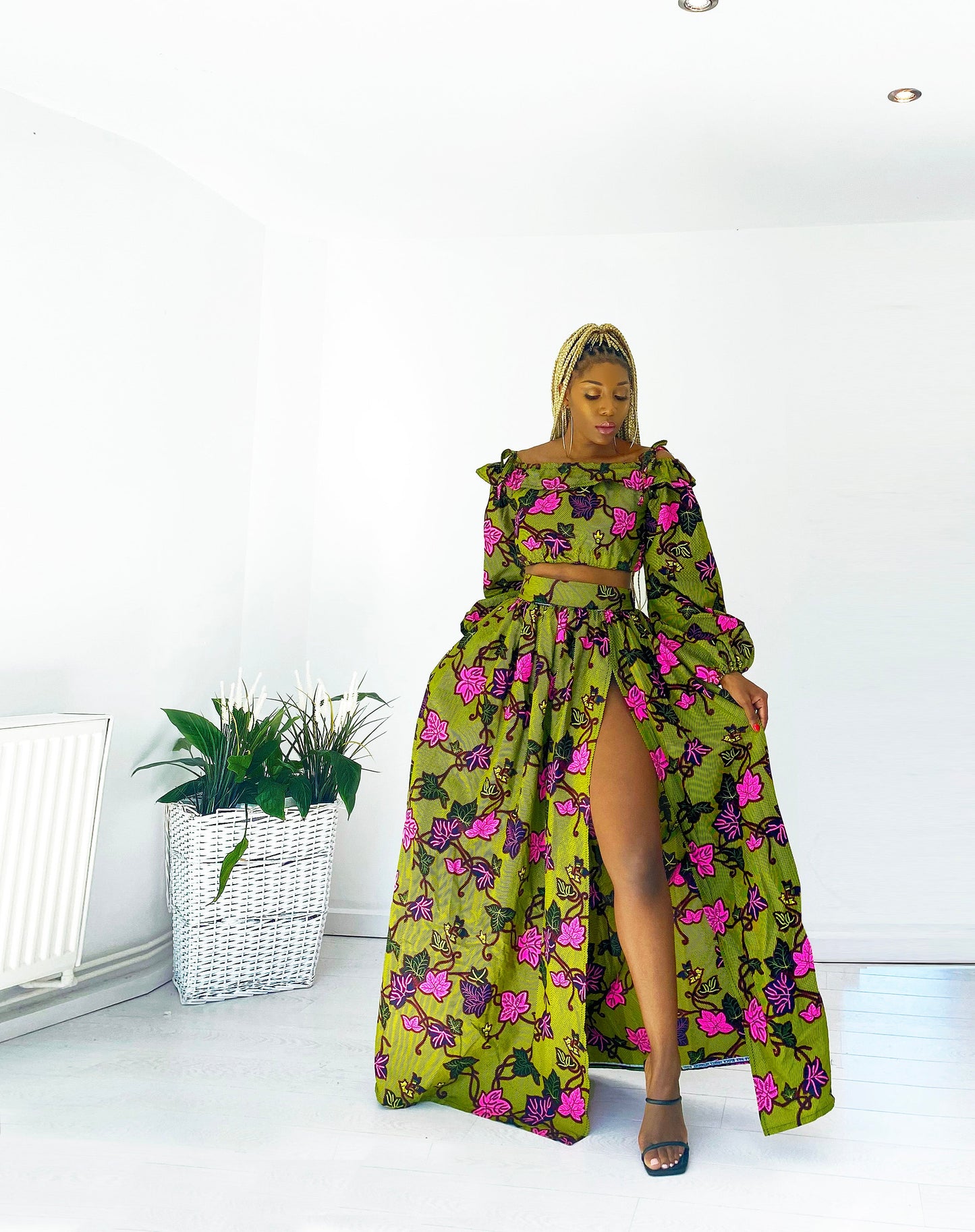 Sexy African print dress