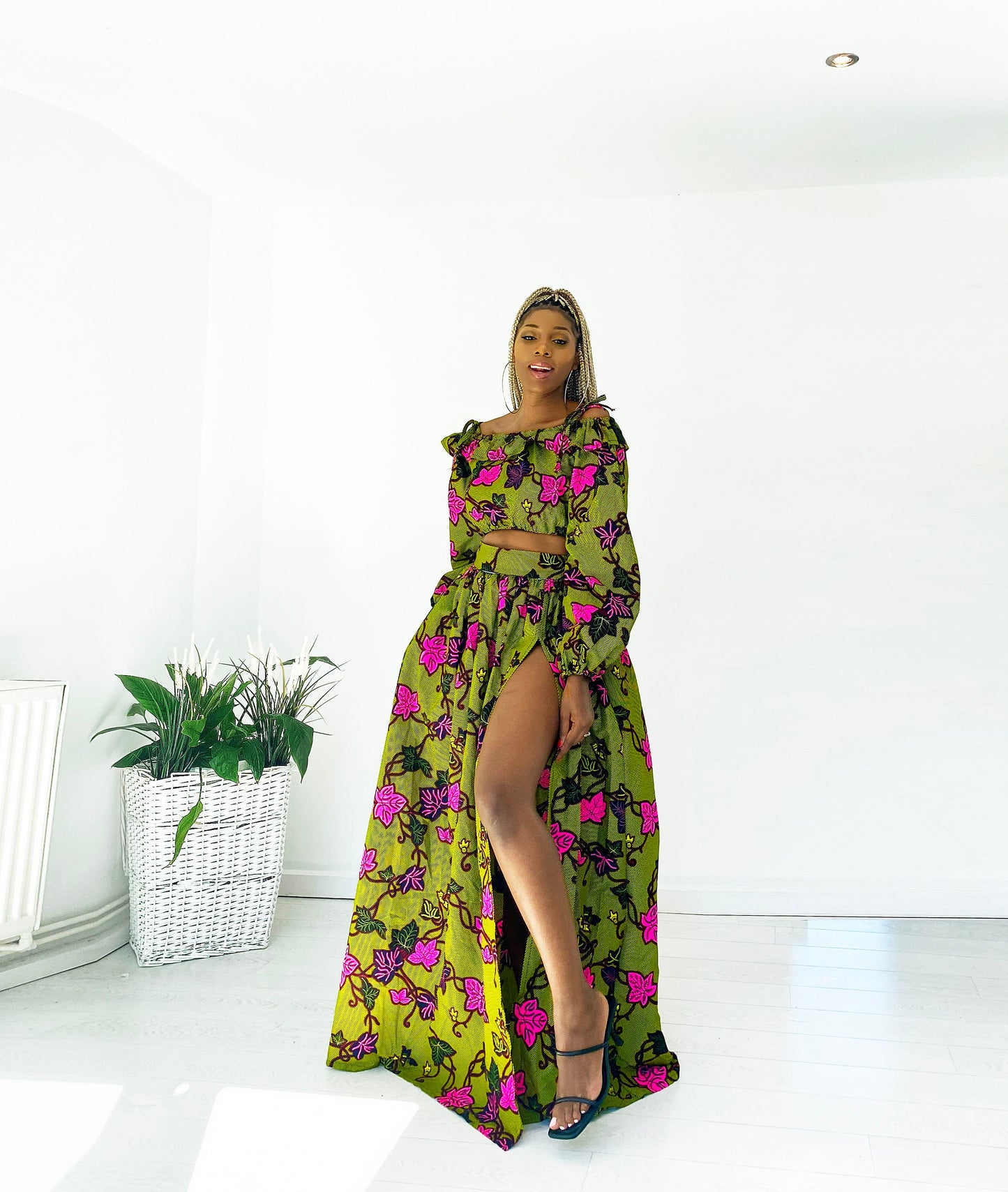 African Print 2-Piece Set Mahila