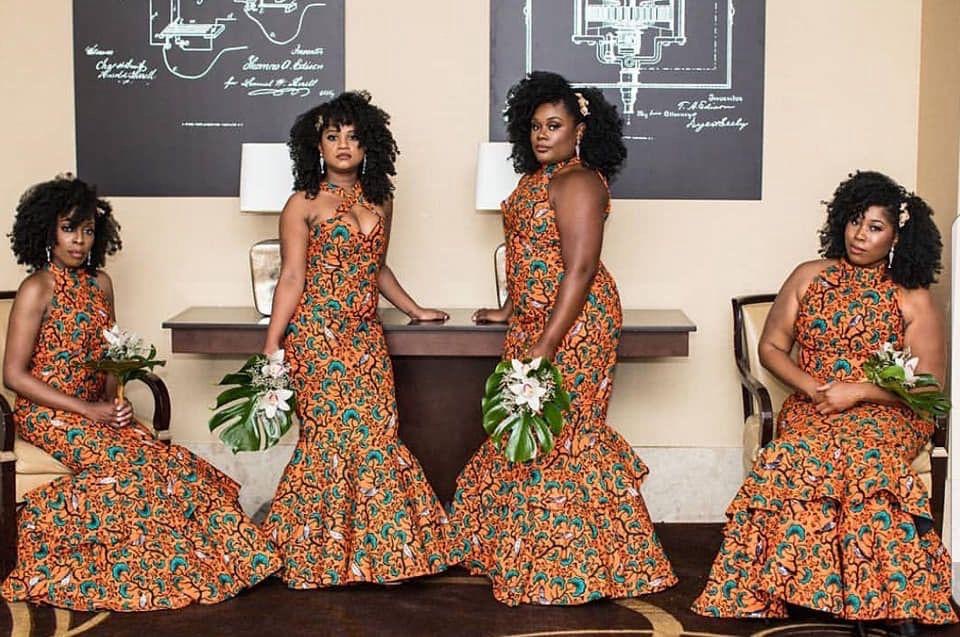 Where to buy African Print bridesmaids dresses