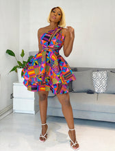 Load image into Gallery viewer, Wholesale Box of 10 African Print Benzina Infinity Dress
