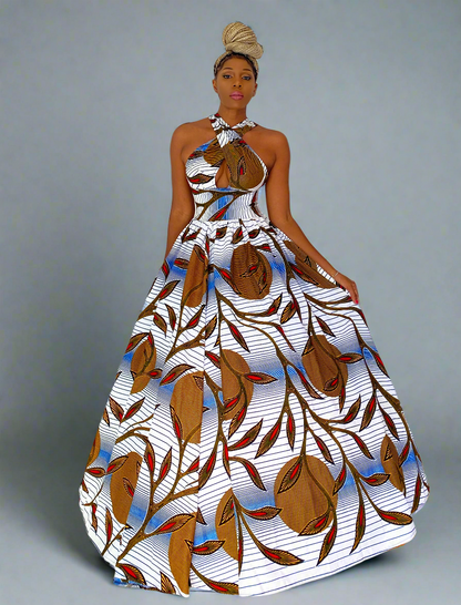 African Print Infinity Dress Thandeka