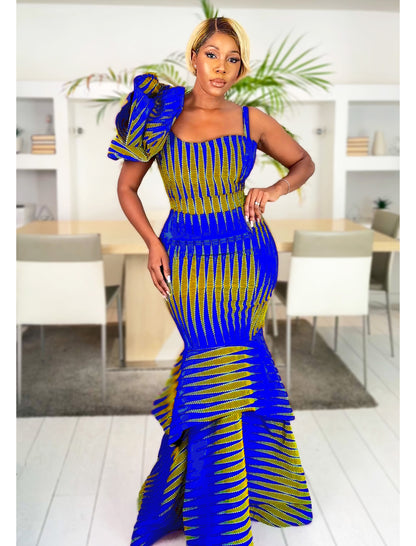 African Print Dress Nandiwe