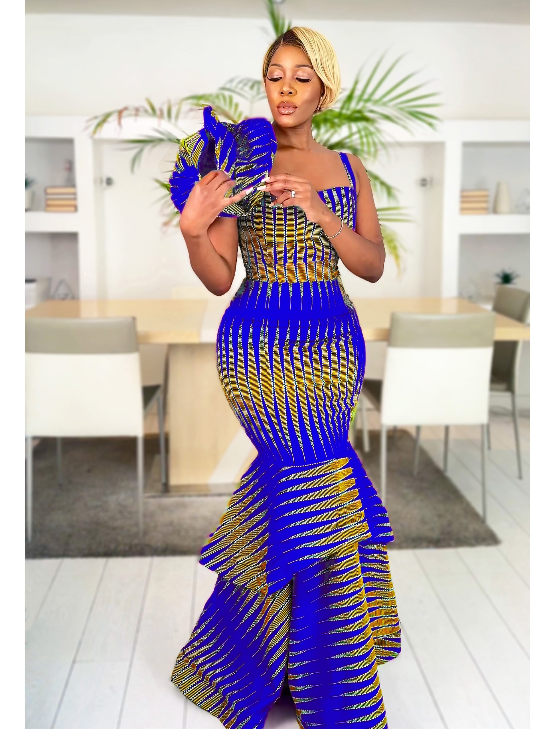 African Print Dress Nandiwe