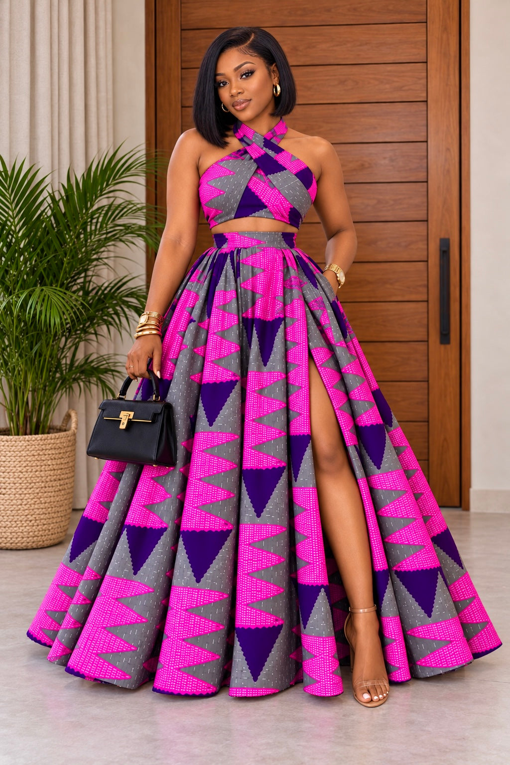 Beautiful African Print 2-Piece  Set Jeza