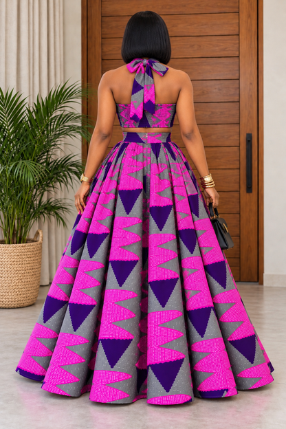Beautiful African Print 2-Piece  Set Jeza