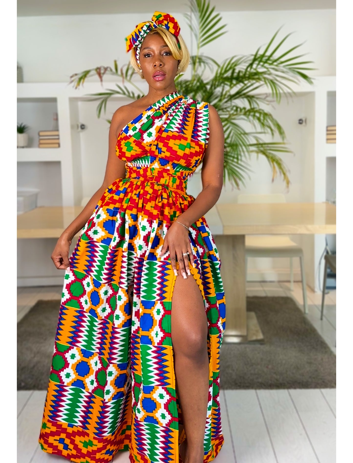 African Print Infinity Dress Amahle