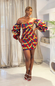 Stylish African print dress