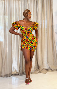 Wholesale Box of 10 African Print Eziya Dress Set