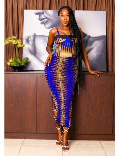 African Print Dress Set Amara