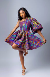 Wholesale Box of 10 African Print Kiro Dress