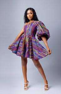 Wholesale Box of 10 African Print Kiro Dress