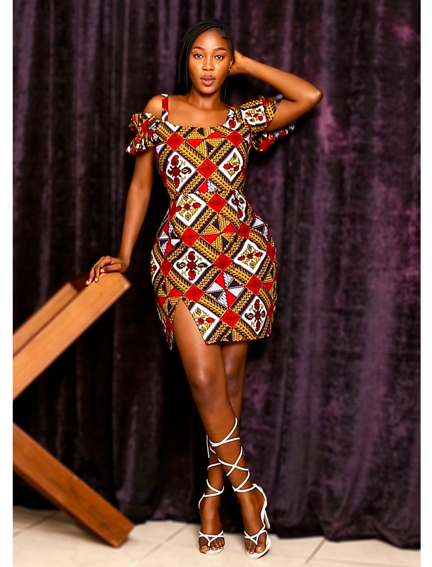 African Print Dress Niaza