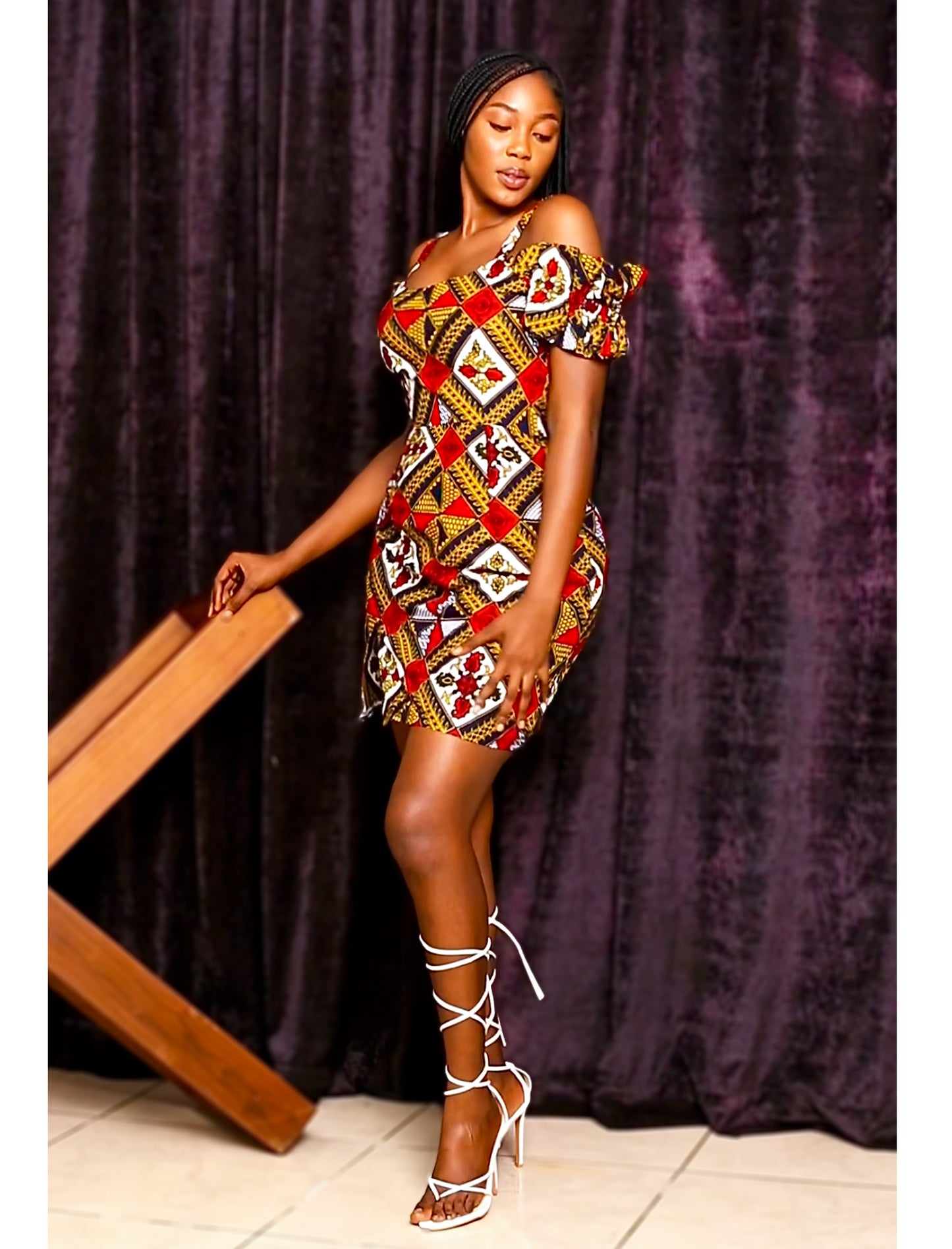 African Print Dress Niaza