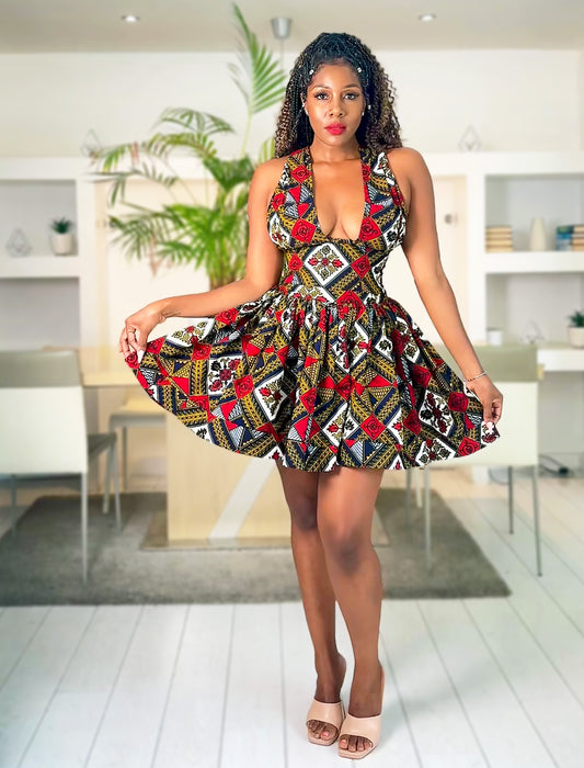 African Print Dress Sali
