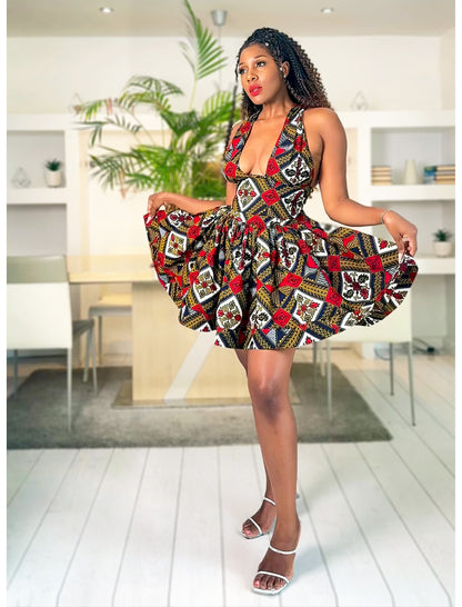 African Print Dress Sali