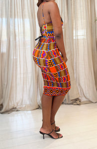 African Print Lola Top & Skirt