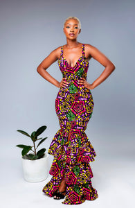 African Print Jemima Dress