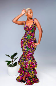 Wholesale Box of 10 African Print Jemima Dress