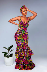 Wholesale Box of 10 African Print Jemima Dress