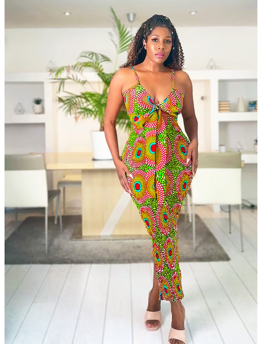 African Print Dress Set Aisha