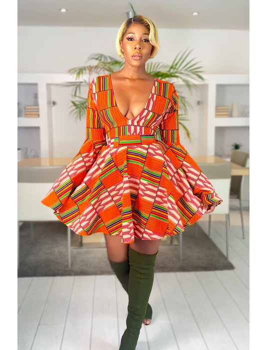 African Print Dress Zondile