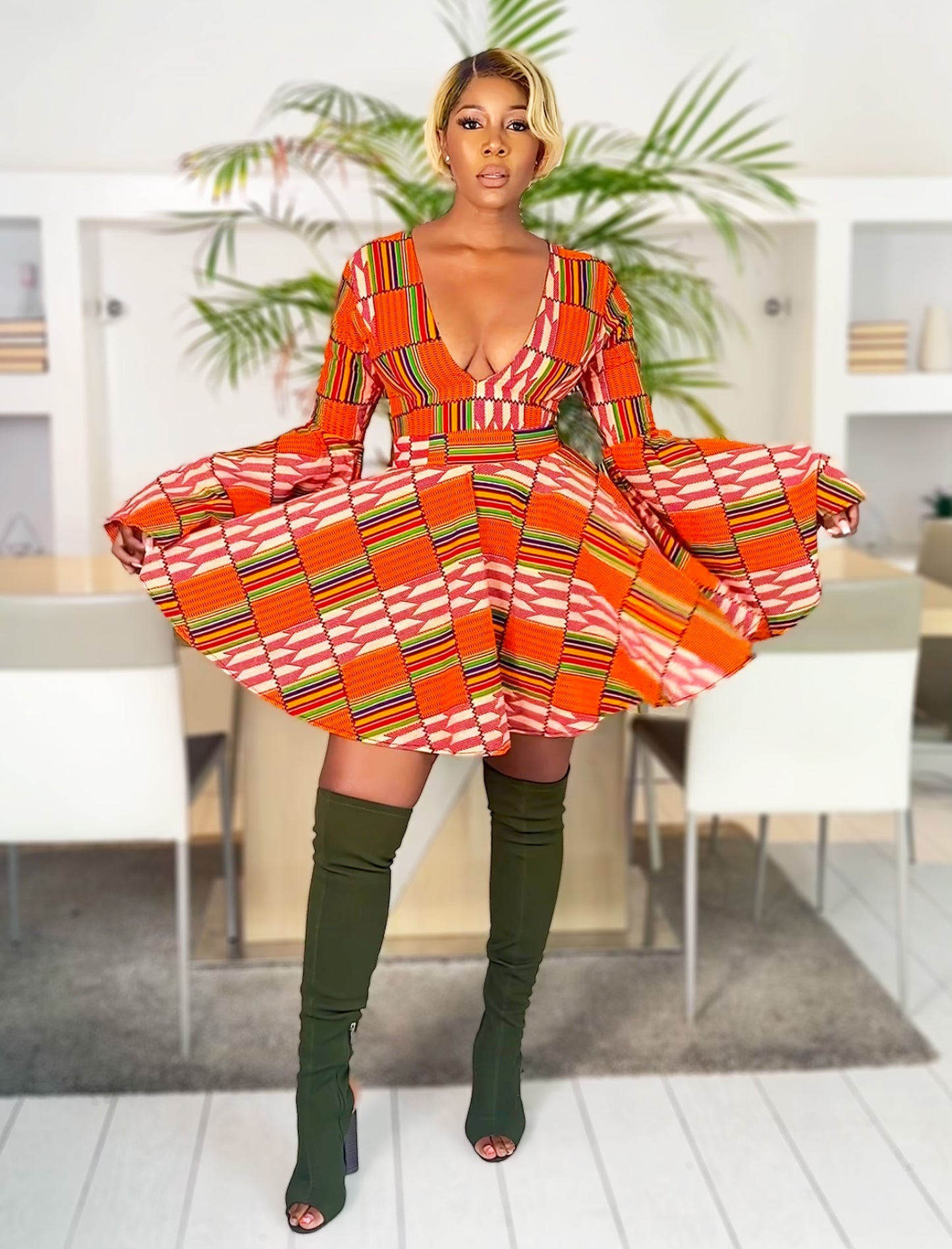 African Print Dress Zondile