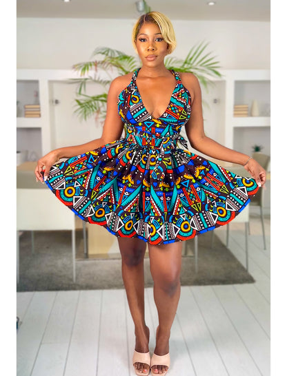 African Print Dress Set Nuru