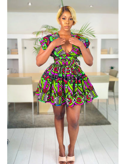 African Print Dress Zina