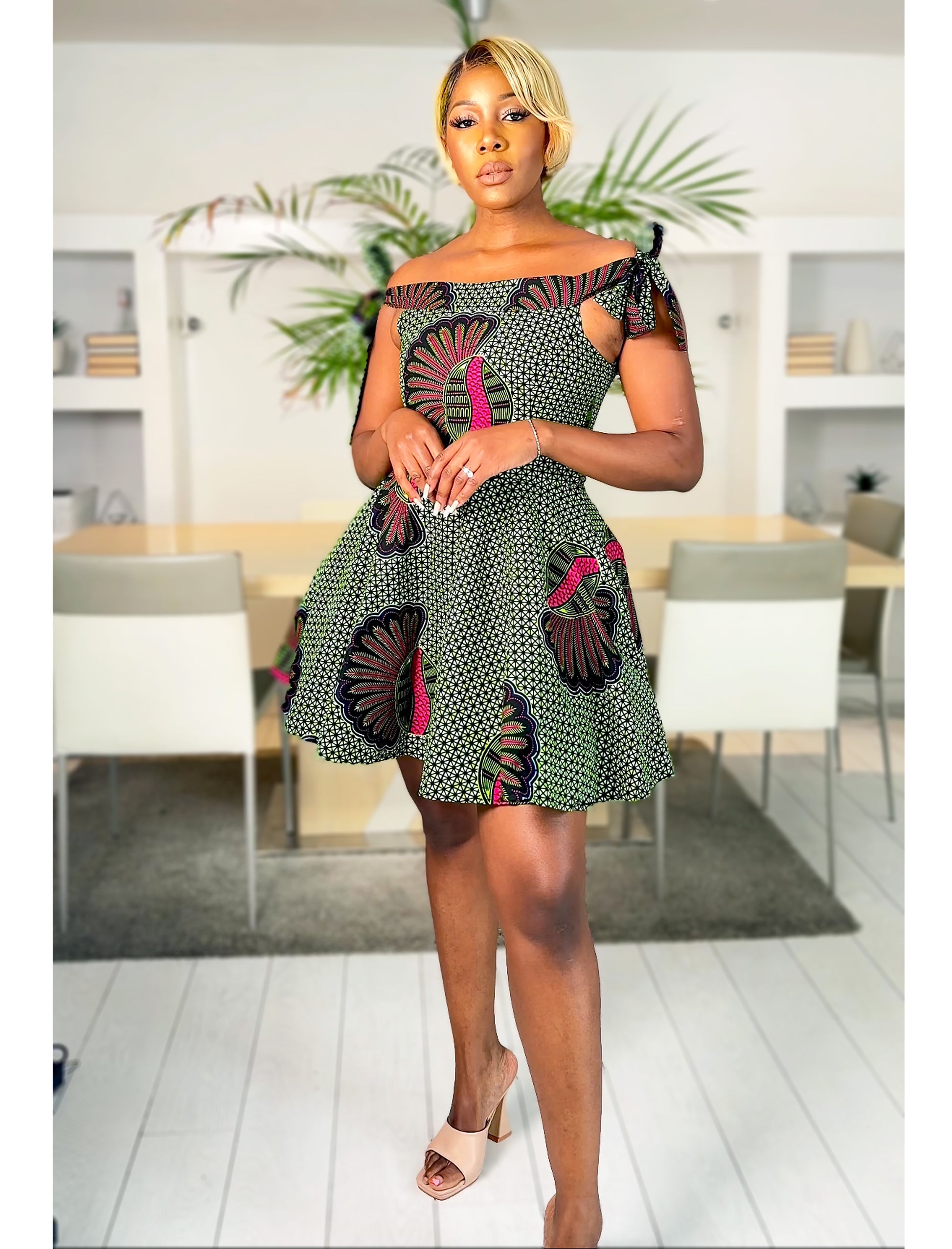 African Print Off Shoulder Dress Abeni – Karentino-Boutique African Print Off Shoulder Dress Abeni – Karentino-Boutique